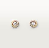 Серьги-гвоздики Cartier Trinity с бриллиантами