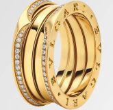 Кольцо B.zero1 18 kt yellow gold