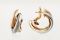 Серьги Cartier Trinity из белого, розового и желтого золота 18 карат