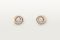  Серьги-гвоздики Cartier Trinity с бриллиантами 