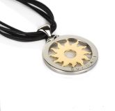 BVLGARI Tondo 18K Yellow Gold Sun Pendant