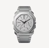 Bulgari Octo Finissimo Chronograph GMT Titanium Grey / Black 42MM